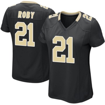 Bradley Roby Women's Black Game Team Color Jersey
