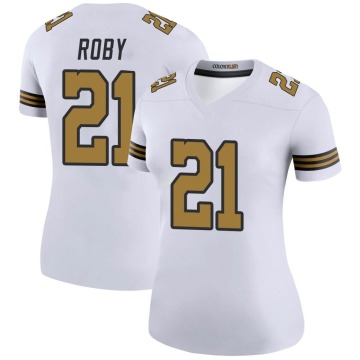 Bradley Roby Women's White Legend Color Rush Jersey