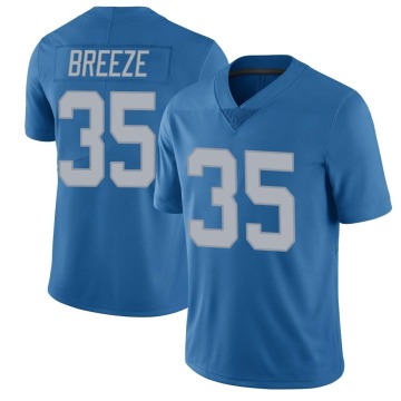 Brady Breeze Men's Blue Limited Throwback Vapor Untouchable Jersey