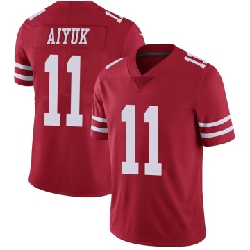 Brandon Aiyuk Youth Red Limited Team Color Vapor Untouchable Jersey