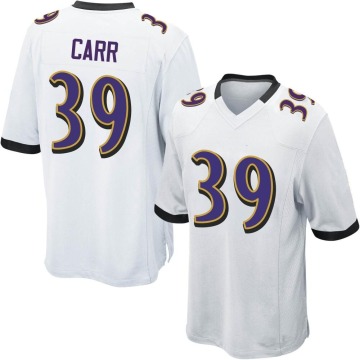 Brandon Carr Youth White Game Jersey