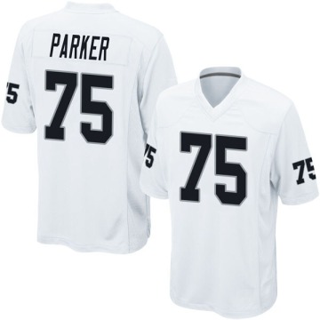 Brandon Parker Youth White Game Jersey