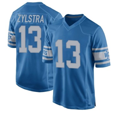 Brandon Zylstra Youth Blue Game Throwback Vapor Untouchable Jersey