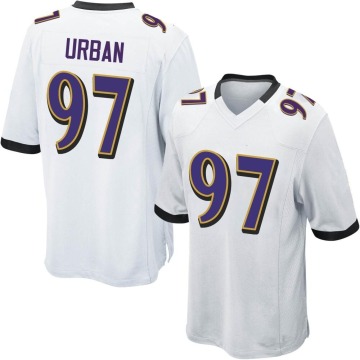 Brent Urban Youth White Game Jersey