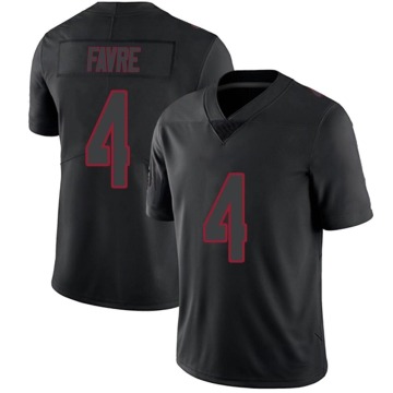 Brett Favre Men's Black Impact Limited Jersey
