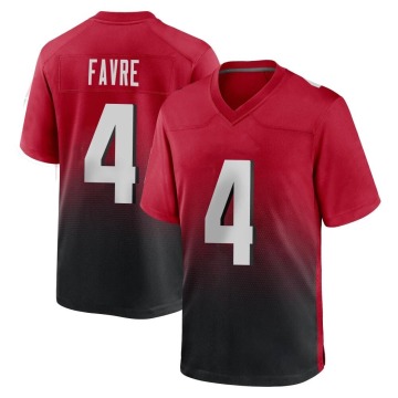 Brett Favre Men's Red Game 2nd Alternate Jersey