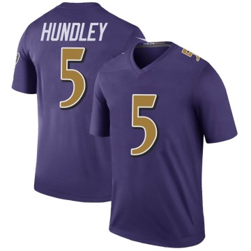 Brett Hundley Men's Purple Legend Color Rush Jersey