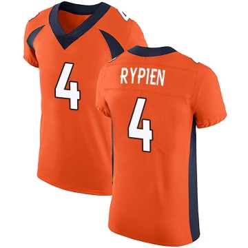 Brett Rypien Men's Orange Elite Team Color Vapor Untouchable Jersey
