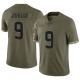 Brevin Jordan Youth Olive Limited 2022 Salute To Service Jersey