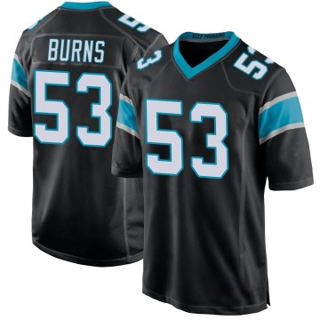 Brian Burns Youth Black Game Team Color Jersey