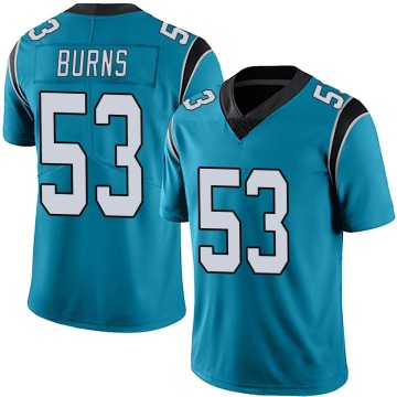 Brian Burns Youth Blue Limited Alternate Vapor Untouchable Jersey
