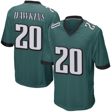 Brian Dawkins Youth Green Game Team Color Jersey
