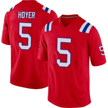 Brian Hoyer Youth Red Game Alternate Jersey