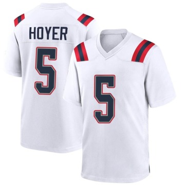 Brian Hoyer Youth White Game Jersey