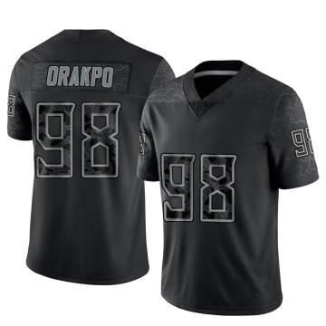 Brian Orakpo Youth Black Limited Reflective Jersey