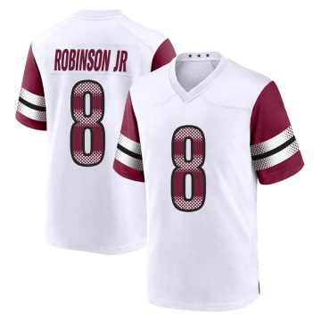 Brian Robinson Jr. Youth White Game Jersey