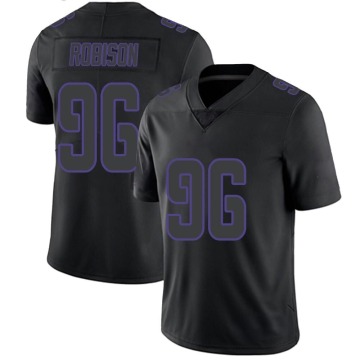 Brian Robison Youth Black Impact Limited Jersey