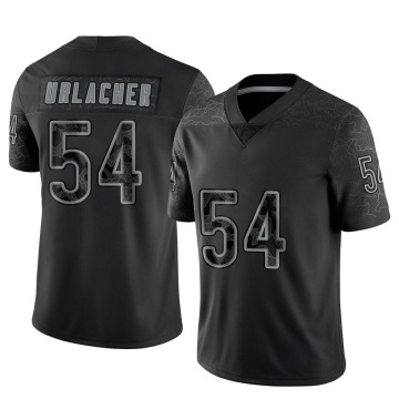 Brian Urlacher Men's Black Limited Reflective Jersey