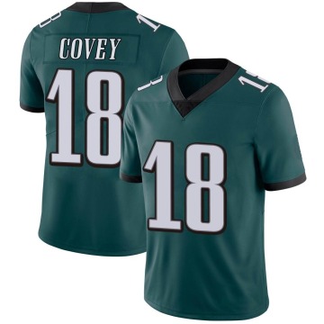 Britain Covey Men's Green Limited Midnight Team Color Vapor Untouchable Jersey