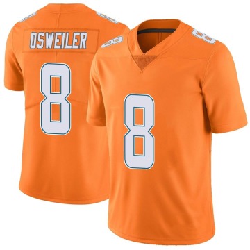 Brock Osweiler Men's Orange Limited Color Rush Jersey
