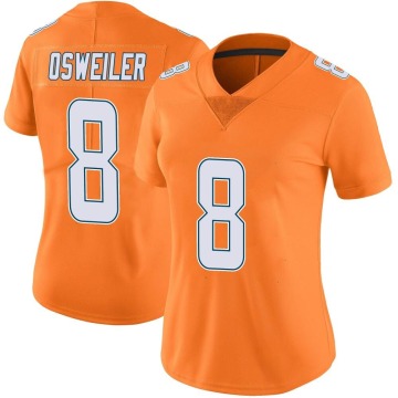Brock Osweiler Women's Orange Limited Color Rush Jersey