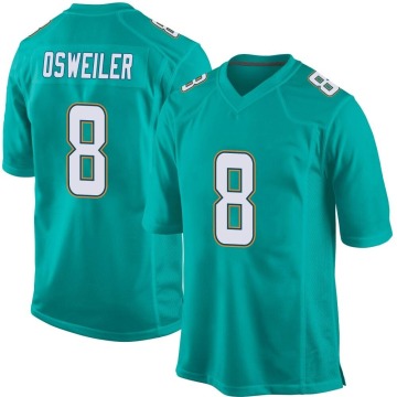 Brock Osweiler Youth Aqua Game Team Color Jersey
