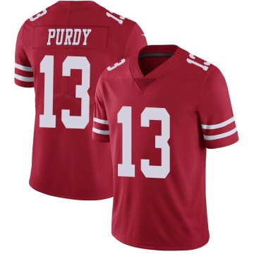 Brock Purdy Youth Red Limited Team Color Vapor Untouchable Jersey
