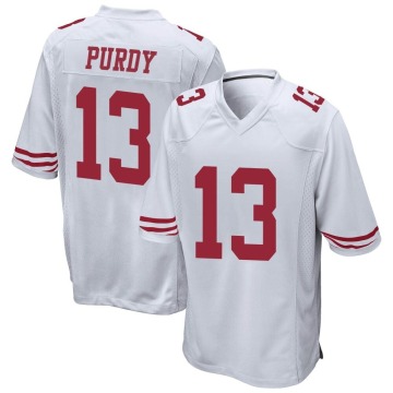 Brock Purdy Youth White Game Jersey
