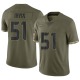 Bruce Irvin Youth Olive Limited 2022 Salute To Service Jersey
