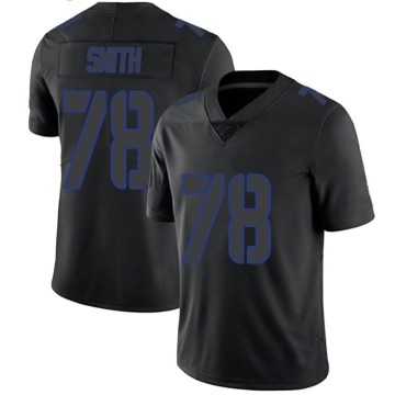 Bruce Smith Men's Black Impact Limited Jersey