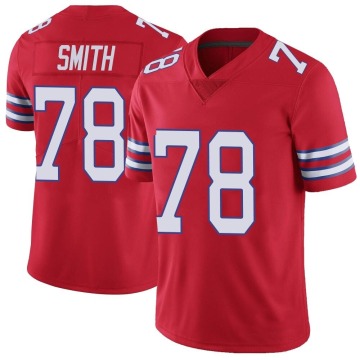 Bruce Smith Men's Red Limited Color Rush Vapor Untouchable Jersey