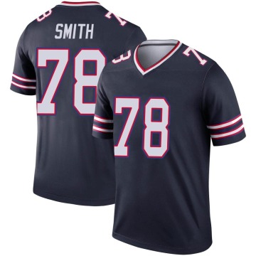 Bruce Smith Youth Navy Legend Inverted Jersey