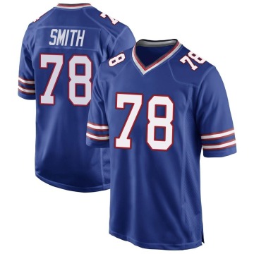 Bruce Smith Youth Royal Blue Game Team Color Jersey