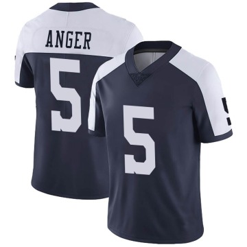 Bryan Anger Youth Navy Limited Alternate Vapor Untouchable Jersey