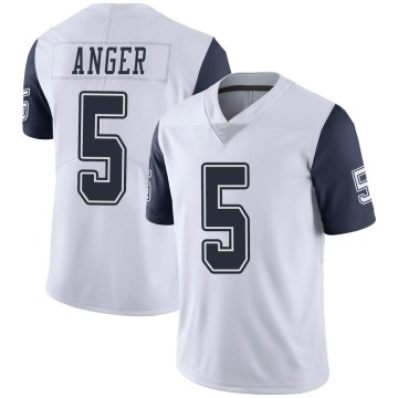 Bryan Anger Youth White Limited Color Rush Vapor Untouchable Jersey