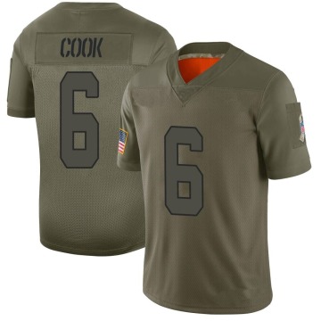Bryan Cook Men's Camo Limited 2019 Salute to Service Jersey