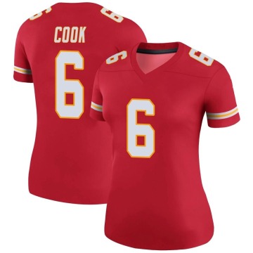Bryan Cook Women's Red Legend Color Rush Jersey