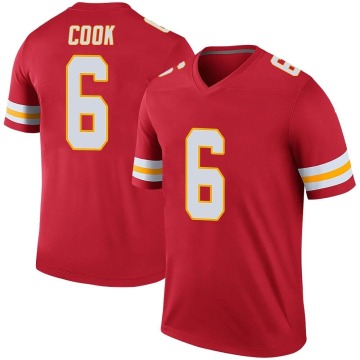 Bryan Cook Youth Red Legend Color Rush Jersey