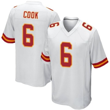 Bryan Cook Youth White Game Jersey