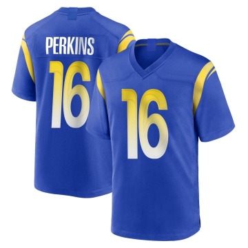 Bryce Perkins Youth Royal Game Alternate Jersey