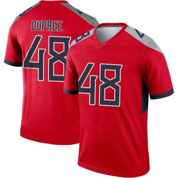 Bud Dupree Youth Red Legend Inverted Jersey