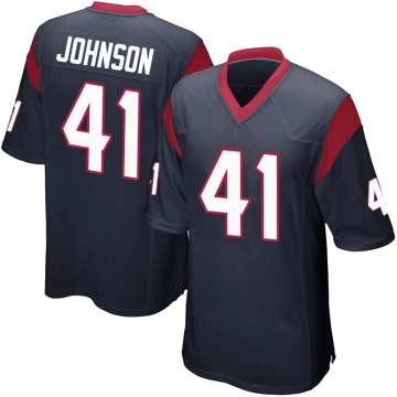 Buddy Johnson Youth Navy Blue Game Team Color Jersey