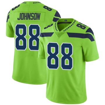Cade Johnson Men's Green Limited Color Rush Neon Jersey