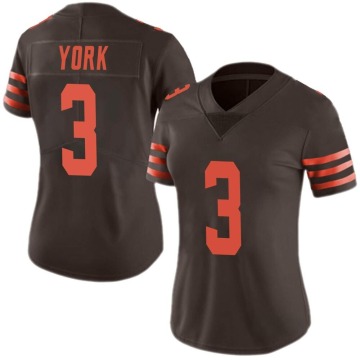 Cade York Women's Brown Limited Color Rush Jersey