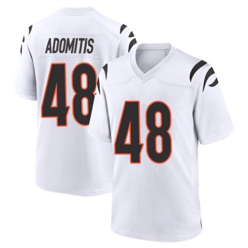 Cal Adomitis Men's White Game Jersey