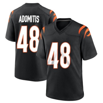 Cal Adomitis Youth Black Game Team Color Jersey