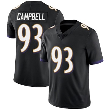 Calais Campbell Youth Black Limited Alternate Vapor Untouchable Jersey