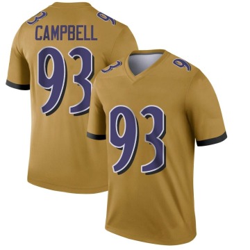 Calais Campbell Youth Gold Legend Inverted Jersey