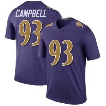 Calais Campbell Youth Purple Legend Color Rush Jersey