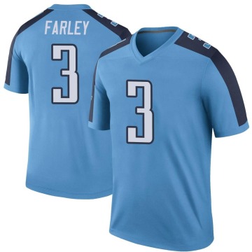Caleb Farley Youth Light Blue Legend Color Rush Jersey